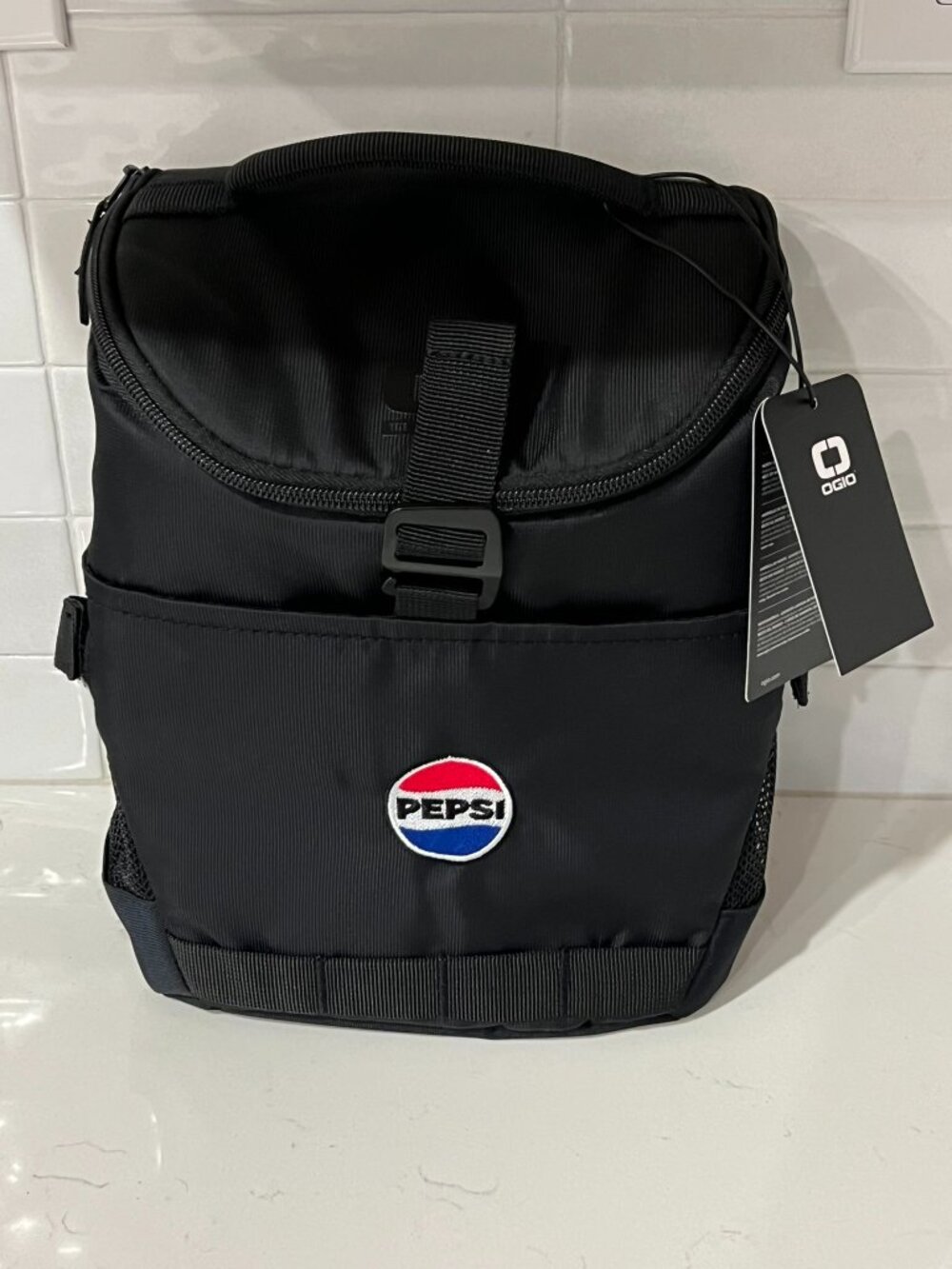 OGIO PEPSI Black Sprint Top Handle Insulated Lunch Tote Box Bag Promotional 6-12